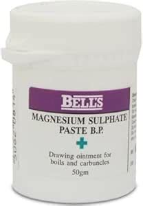 magnesium sulphate drawing paste.